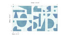 Abstract Blue (Vinyl) 280x390 cm