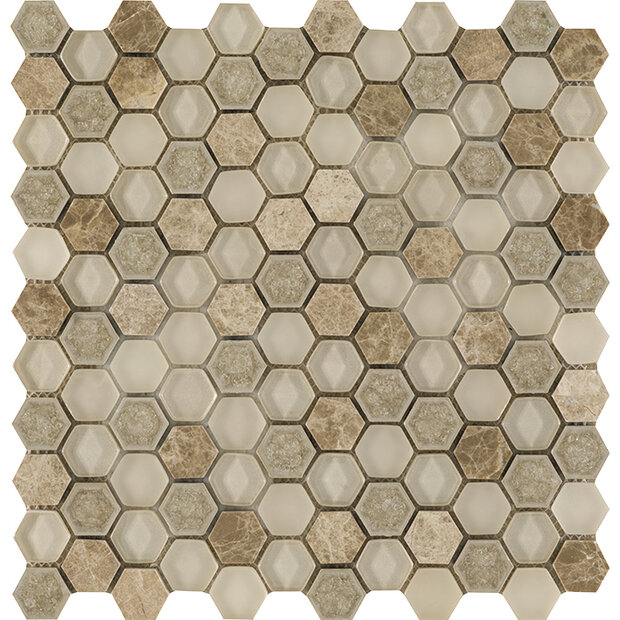 Aura Hexagon Creams 29x30