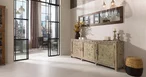 Bottega White Spiga 45x120