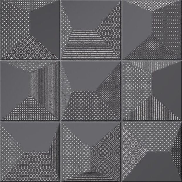 Cosmos S2 Deco Black 16x16