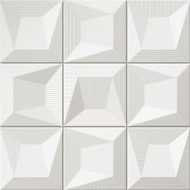 Cosmos S4 Deco White 16x16