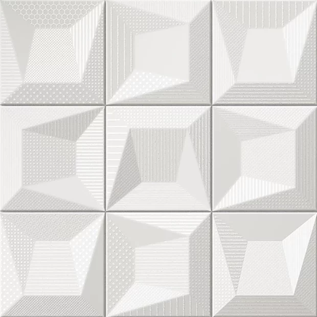 Cosmos S4 Deco White 16x16