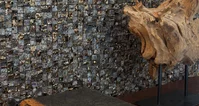 Elite Lava Stone Mix Gold Silver 30x30