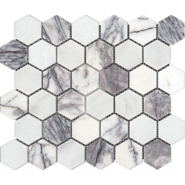 Essential Hexagon Lilac Pulido 25,8x 29,8
