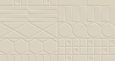 Geo Deco Beige 12,35x44,3