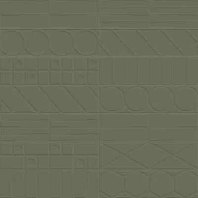 Geo Deco Green 12,35x44,3