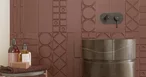 Geo Deco Maroon 12,35x44,3