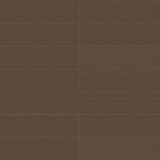 Geo Deco Maroon 12,35x44,3