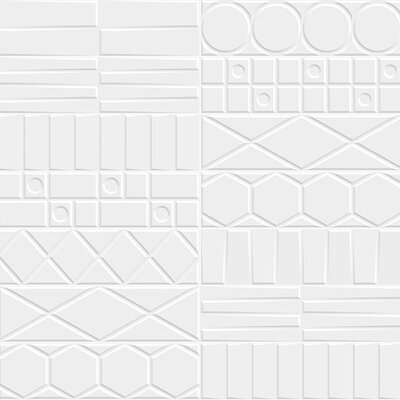 Geo Deco White 12,35x44,3