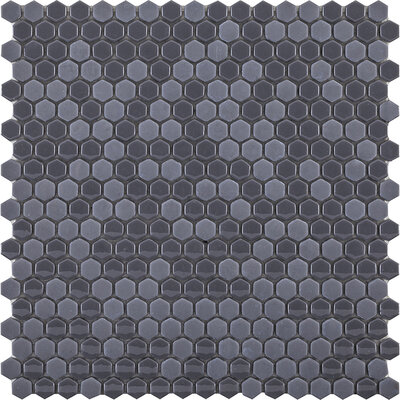 Glaze Mini Hexagon Grey 29,5x30
