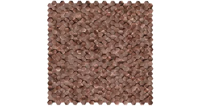 Gravity Aluminium 3D Hexagon Copper 30,1x30,7
