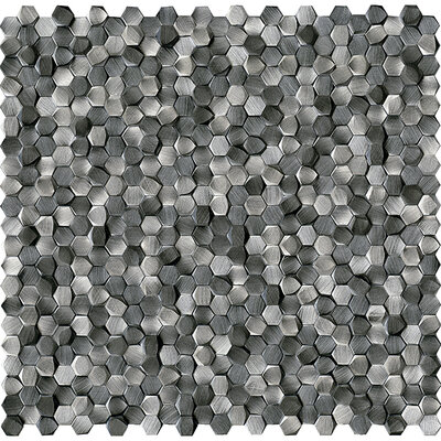 Gravity Aluminium 3D Hexagon Metal Titanium 30,1x30,7