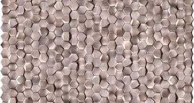 Gravity Aluminium 3D Hexagon Rose Gold 30,1x30,7