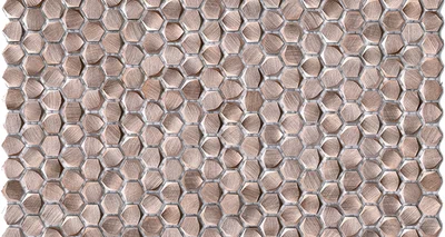 Gravity Aluminium Hexagon Rose Gold 30,4x30,7