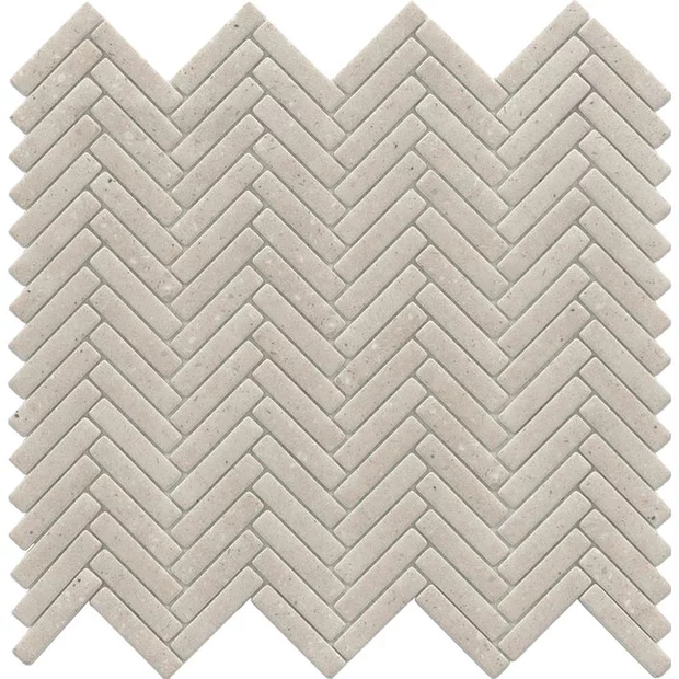 Herringbone Bottega Caliza 26x28