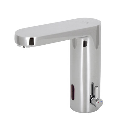 Hotels elektronická batéria s dvomi prívodmi vody chrómová