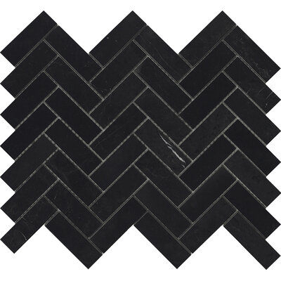 Lines Cambric Negro Marquina Pulido 26,5x32,5