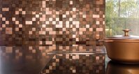 Metal Bronze 3D Cubes 30x30