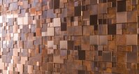 Metal Bronze Mini 3D Cubes 30,5x30,5