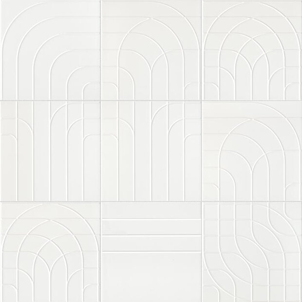 Metropolitan Deco Snow 20x20