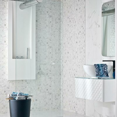 Mosaico Carrara Blanco 33,3x100
