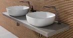 Oxo vodovodná batéria veľká s výpusťou titánová kartáčovaná