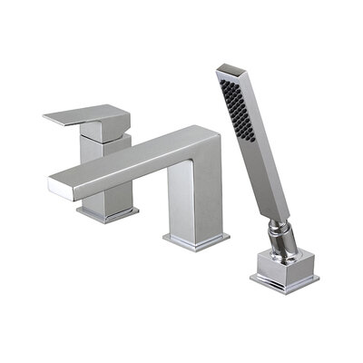 Square 3 dielna vaňová batéria chrómová