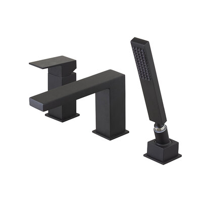 Square 3 dielna vaňová batéria čierna