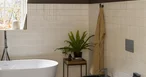 Square bidetová batéria titánová kartáčovaná