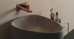 Square podomietková batéria medená kartáčovaná