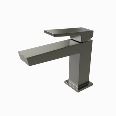 Square vodovodná batéria malá titánová kartáčovaná