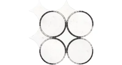 Tempo Circle White 29,9x29,9x1