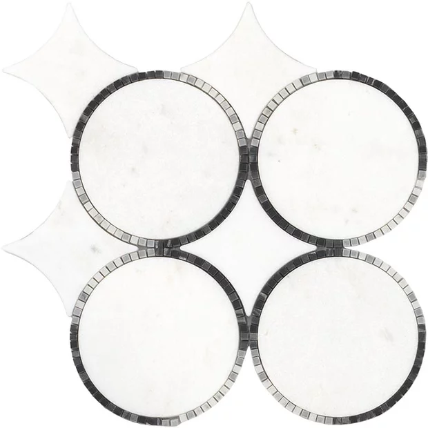 Tempo Circle White 29,9x29,9x1