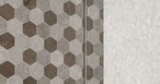 World Hexagon Texture Brown 25,9x29,9