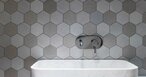 World Hexagon Texture Grey 25,9x29,9