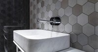 World Hexagon Texture Grey 25,9x29,9